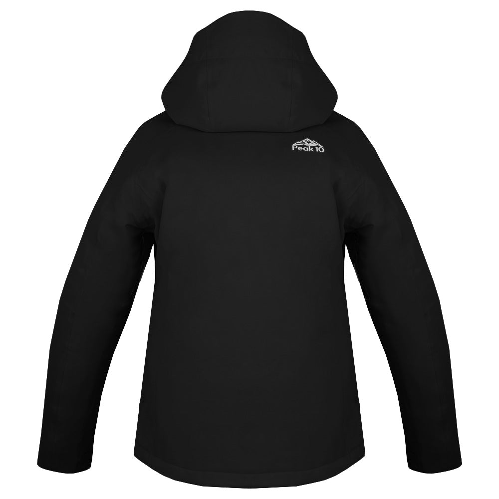 Womens Midnight Black Slopeside Ski Jacket