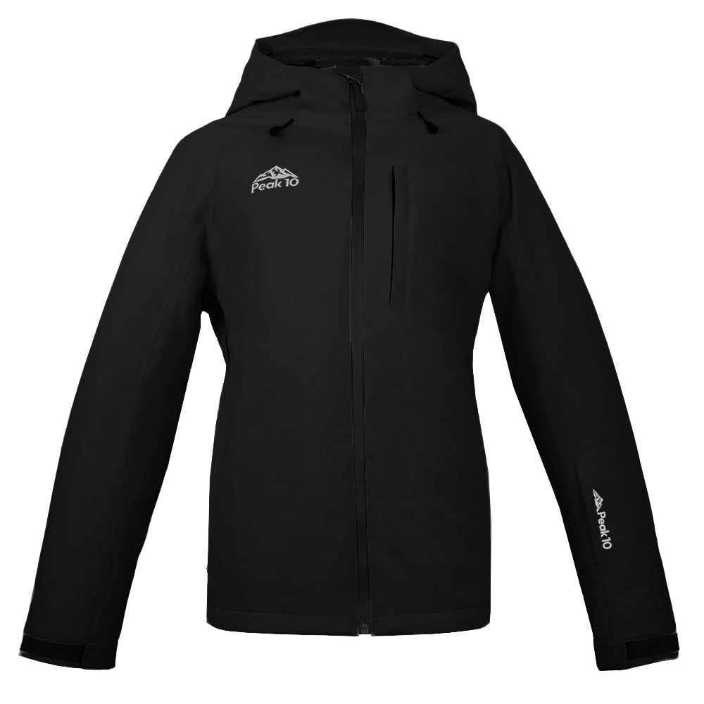 Womens Midnight Black Slopeside Ski Jacket