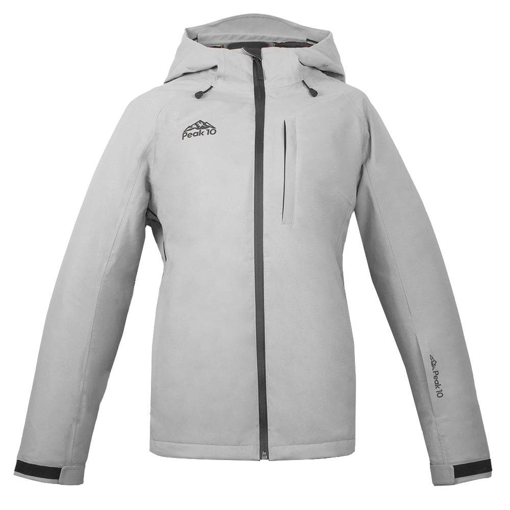 Mens Moon Gray Slopeside Ski Jacket